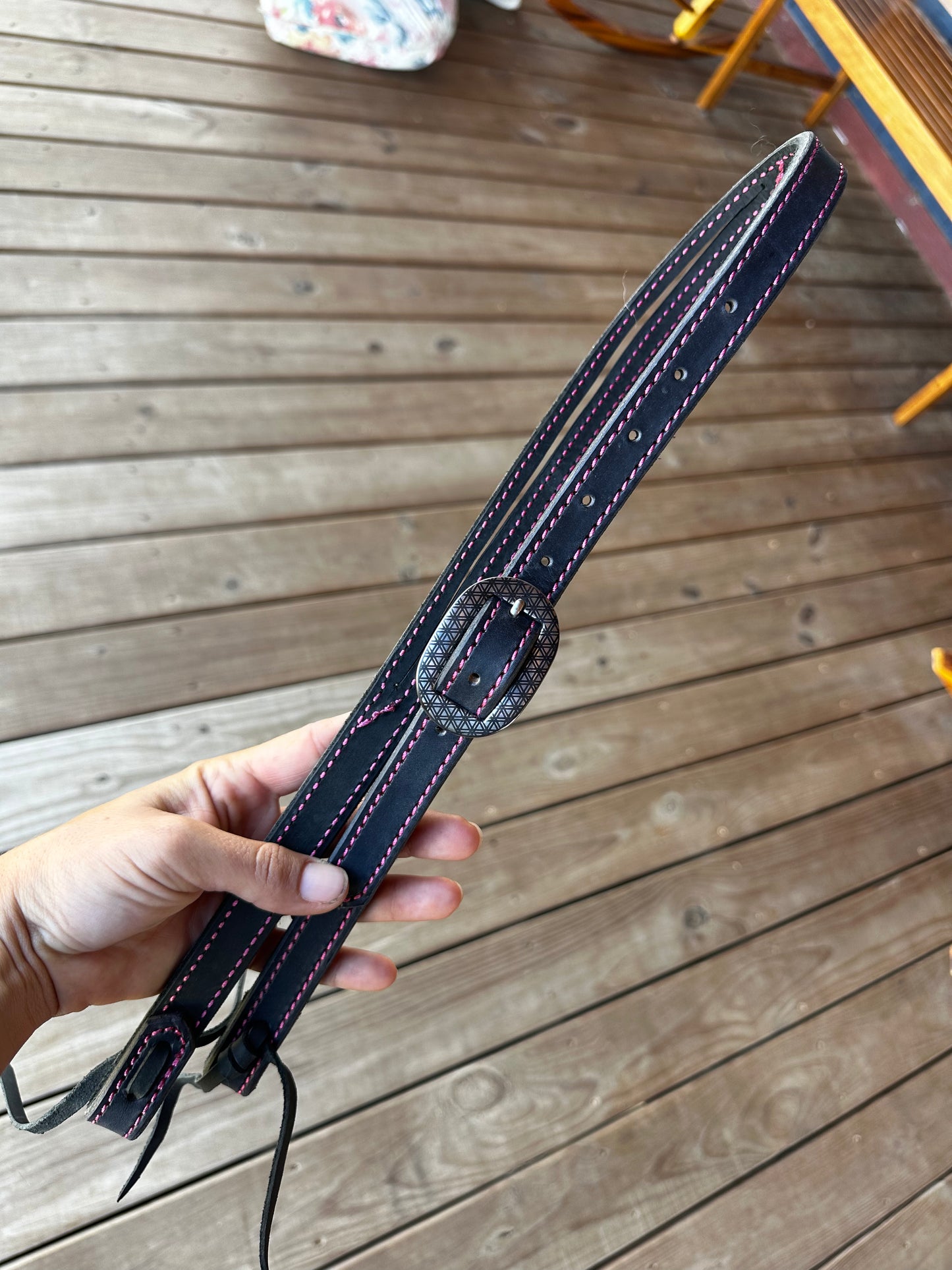 3/4” smaller horse split ear headstall
