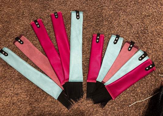 Leather tail bags