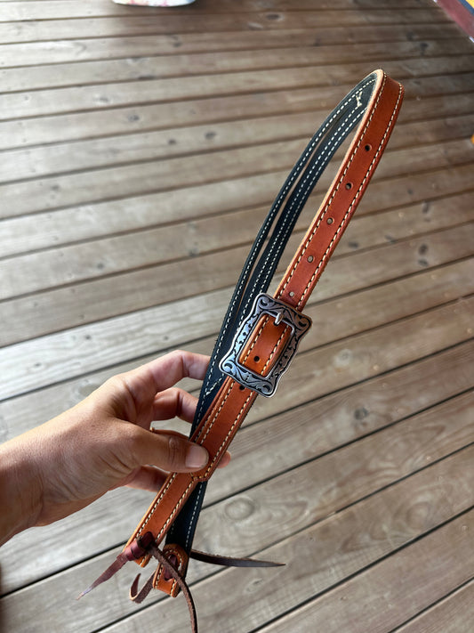 3/4” smaller horse/pony headstall