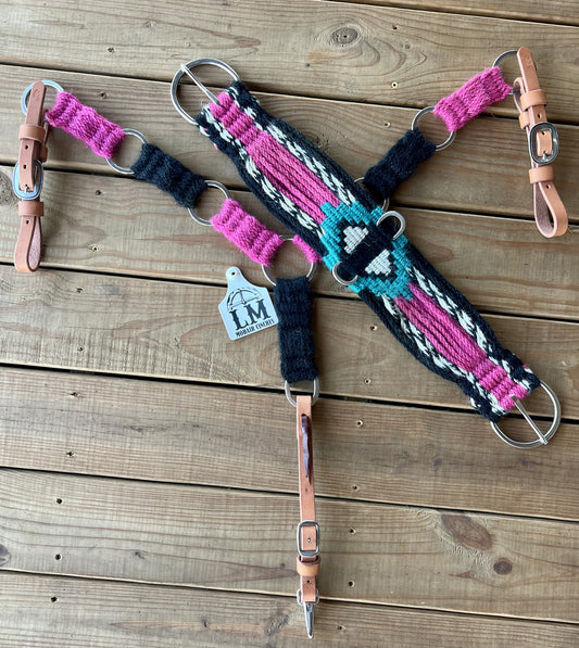 Ring Style Breast Collar & Cinch Set